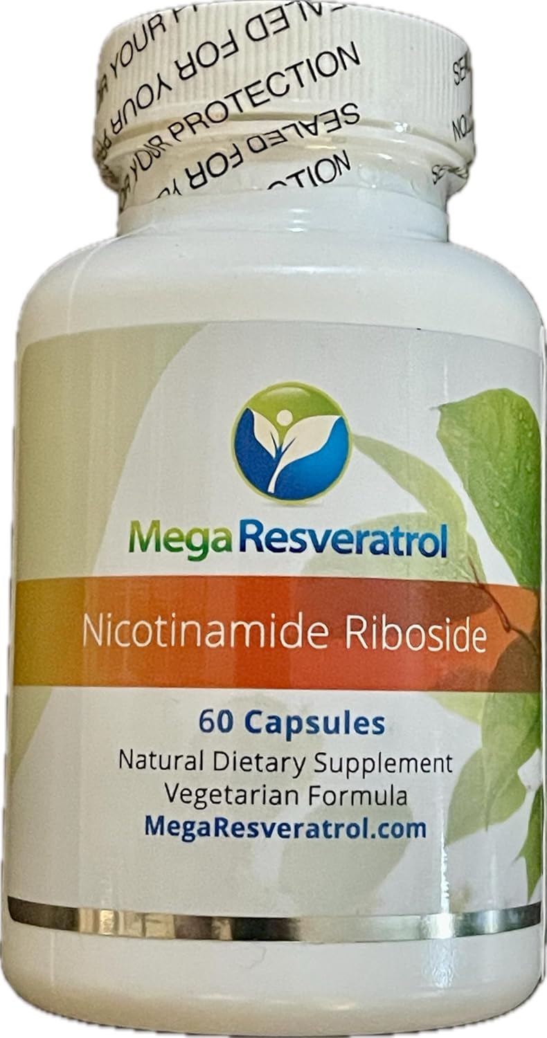 Mega Resveratrol Nicotinamida NR. 99% Puro, Micronizado, Vegano