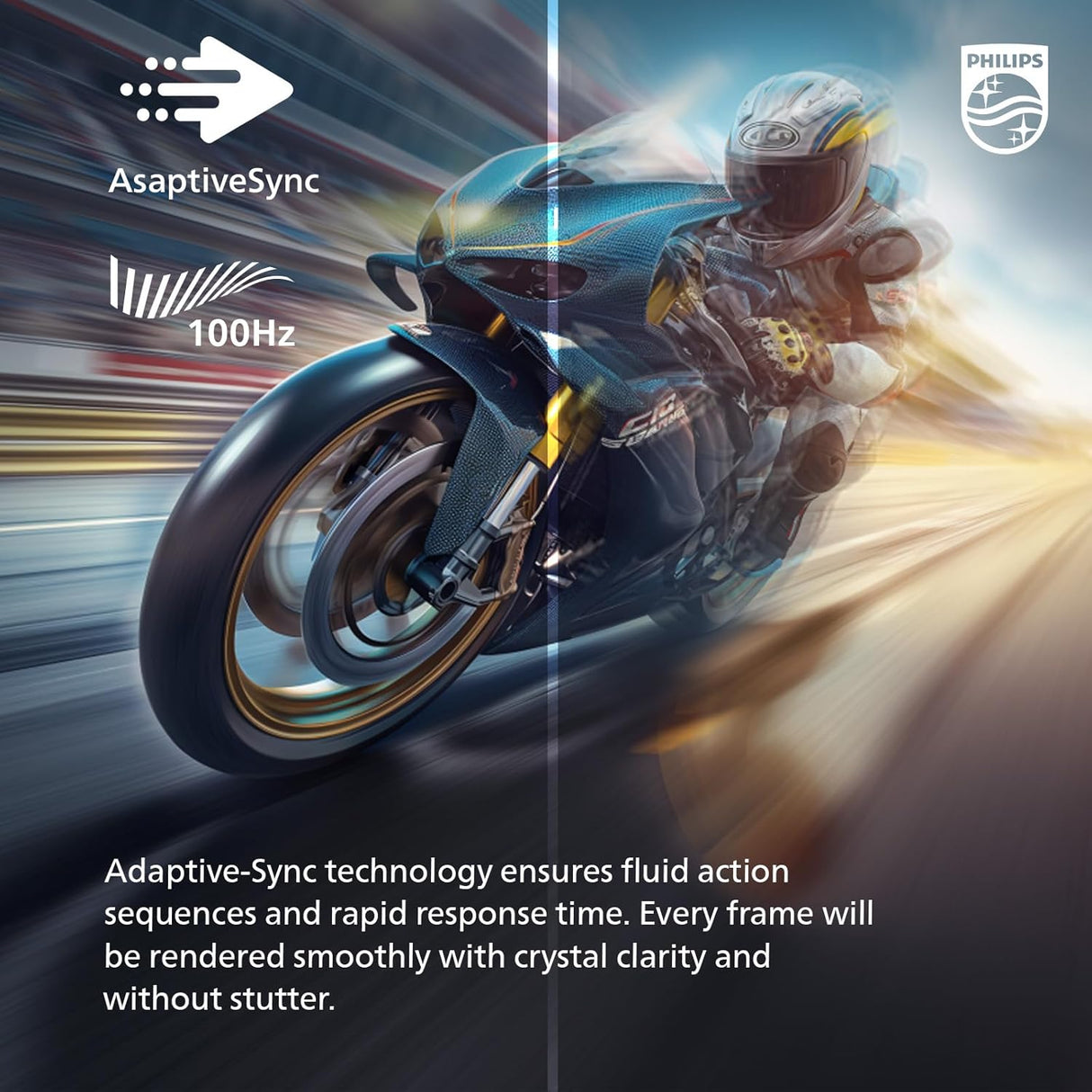 Monitor PHILIPS 22'' FHD 100Hz, HDMI, VGA, Adaptive Sync, 221V8LB