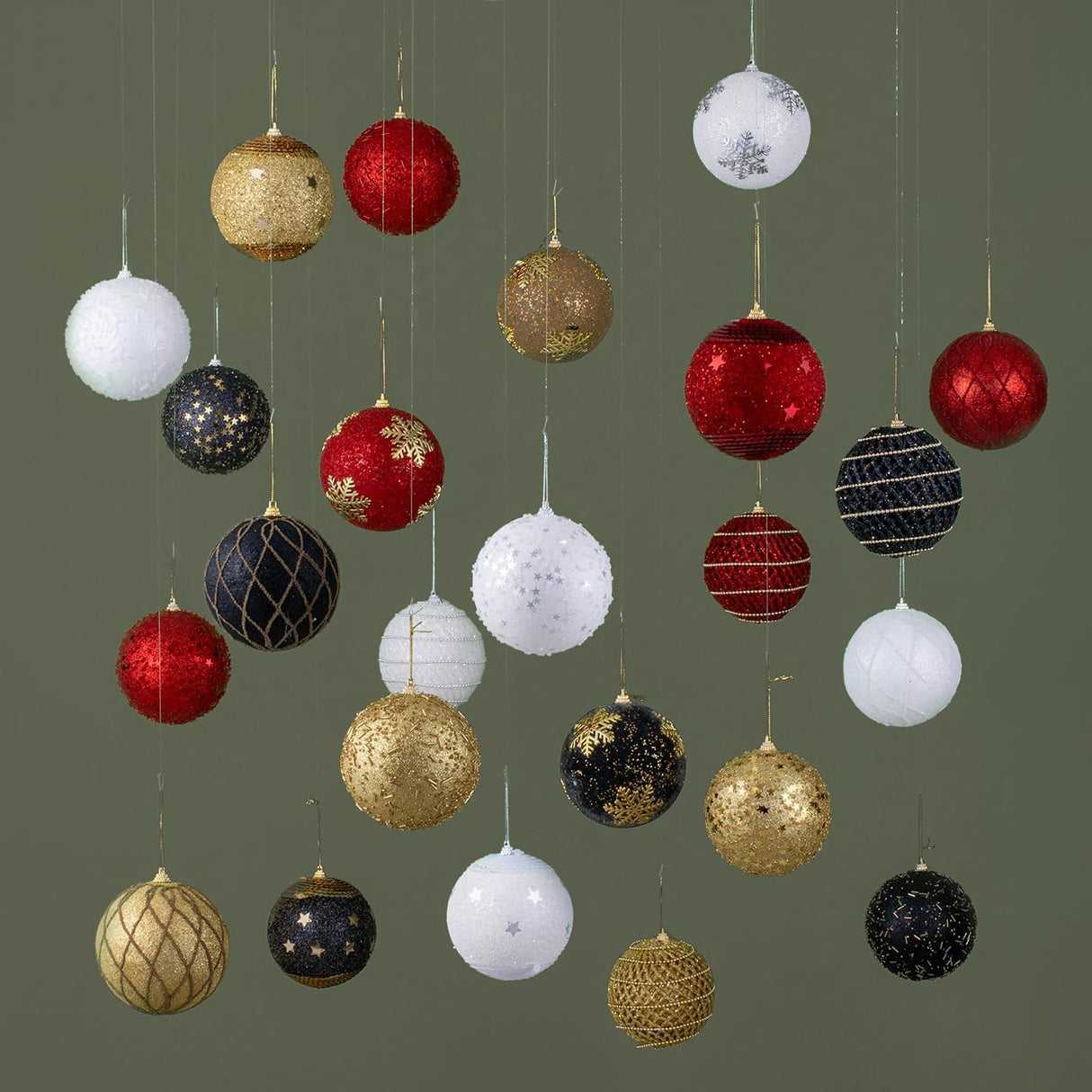 Adornos Navideños LANGXUN 6pcs 4 Shatter-proof, 2023 Decoración