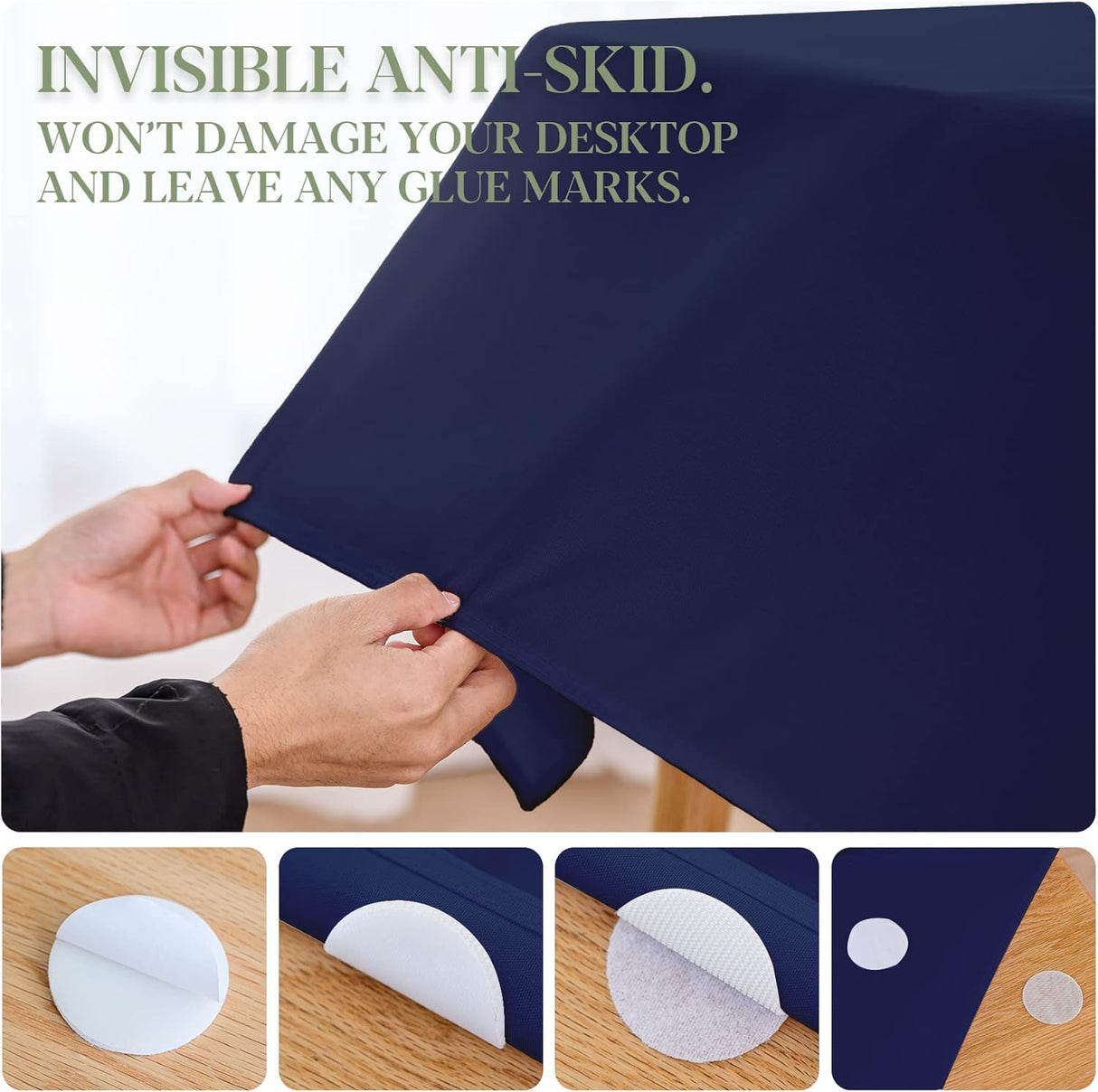 Mantel Impermeable Antimanchas para Mesa Rectangular 4 Pies