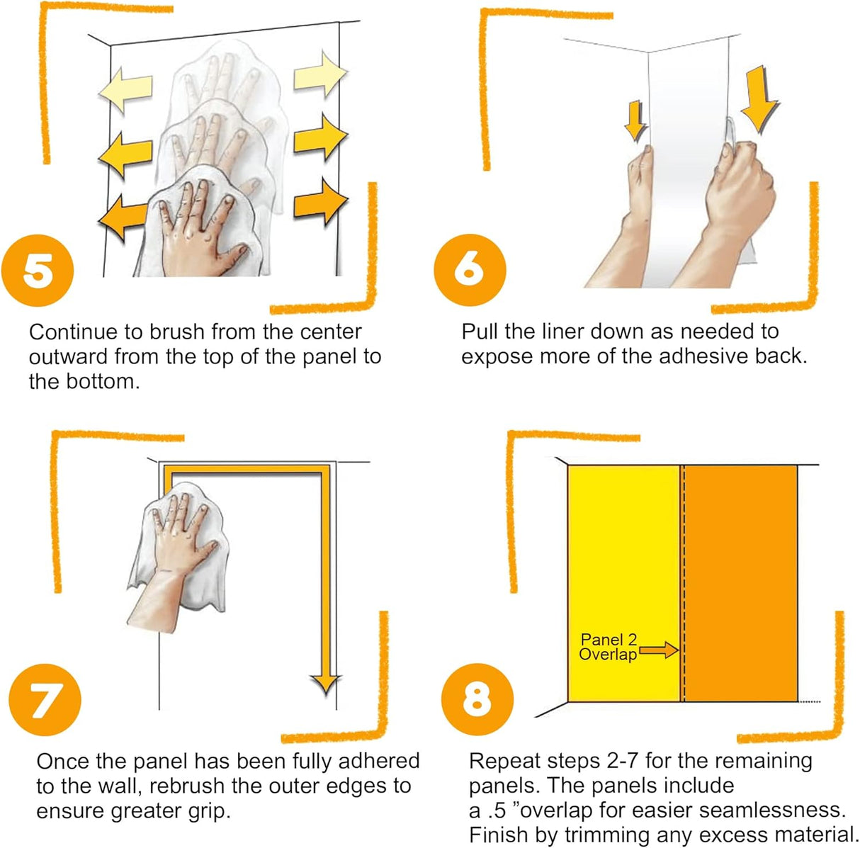 Mural para pared, extraíble, diseño de río