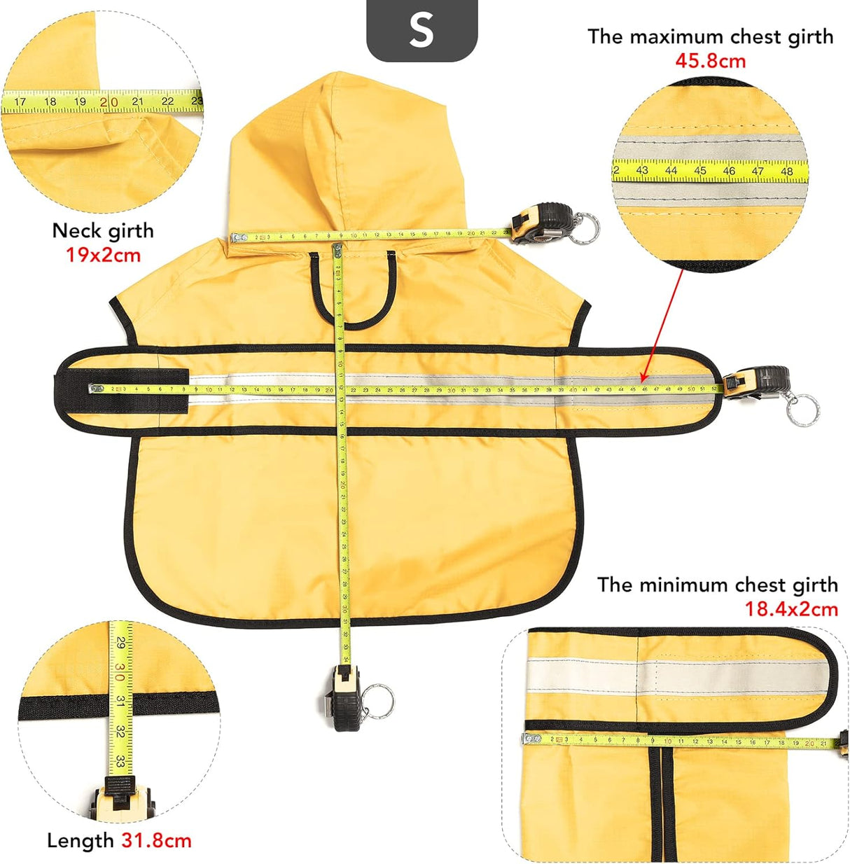 Capa de Lluvia para Perros - Raincoat Dogs, Impermeable, Pequeño