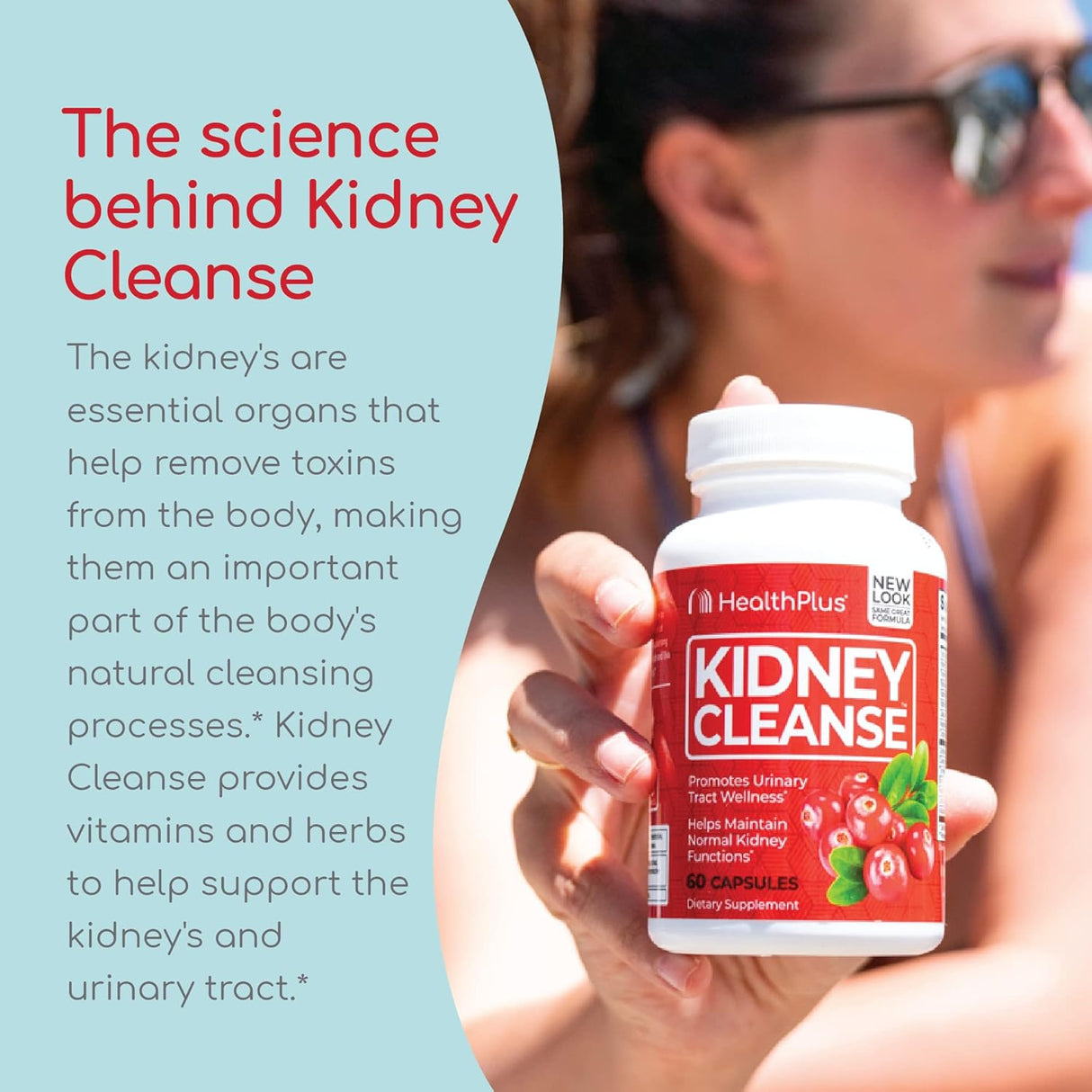 Health Plus Limpieza de riñón 60 cápsulas 30 porciones