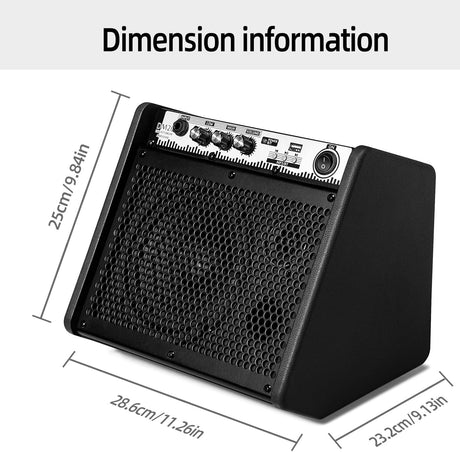 Amplificador Personal Bluetooth 20W con USB y Cable Antiruido