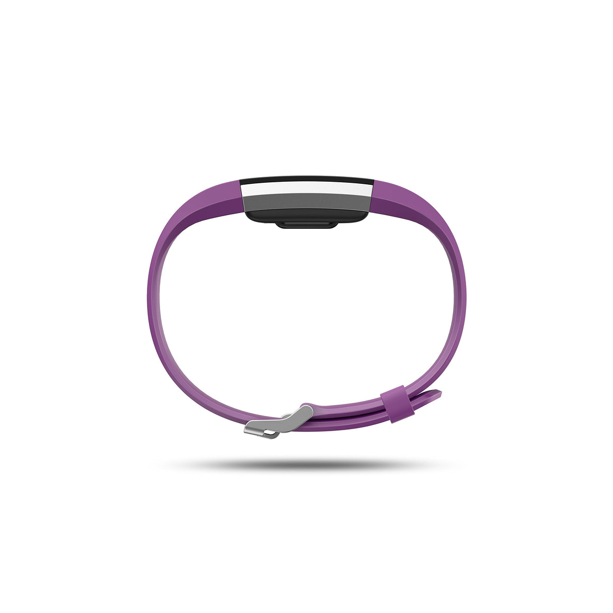 Pulsera Fitbit Charge 2 Heart Rate Fitness, ciruela, grande