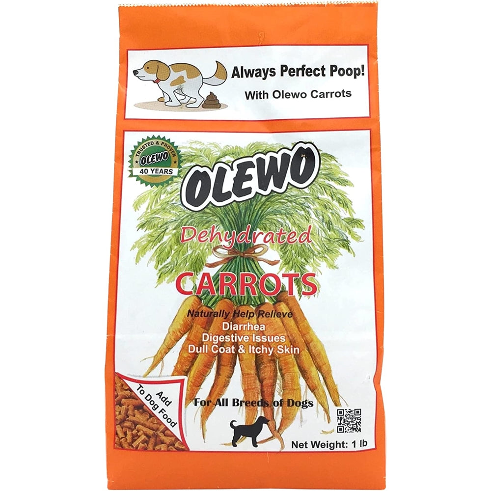 Vitaminas Deshidratado de zanahorias de perro