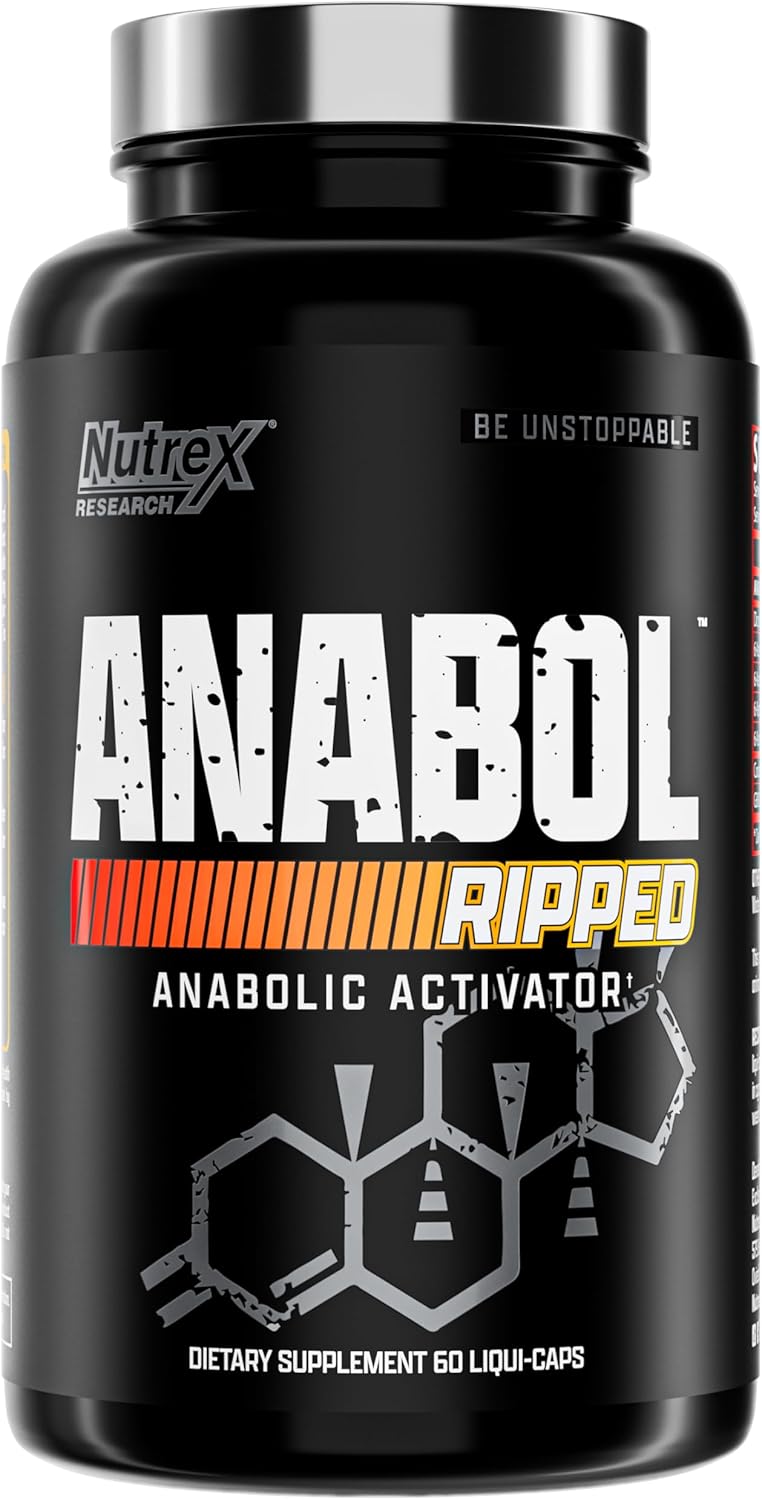 Nutrex Anabol Ripped: Suplemento Anabólico 2 en 1, 60 Caps