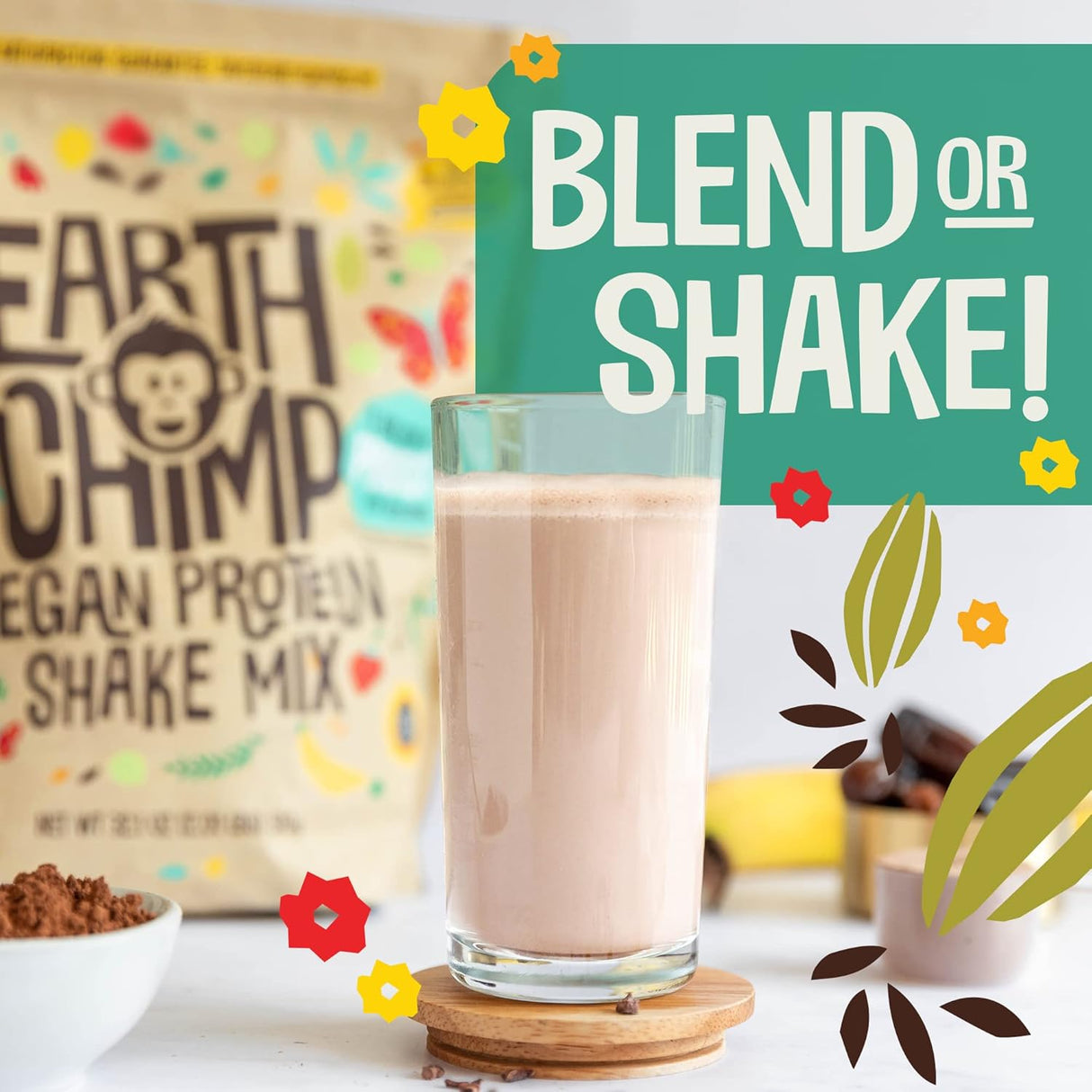 Suplemento Proteína vegana orgánica en polvo 26 porciones