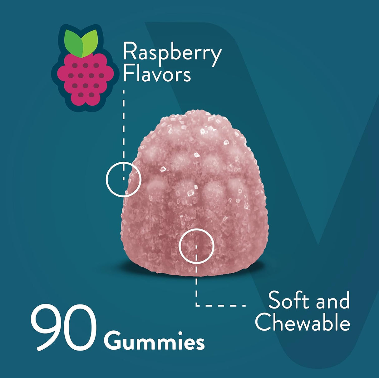 Gomitas de Calcio, Magnesio y Zinc con Vitamina D3