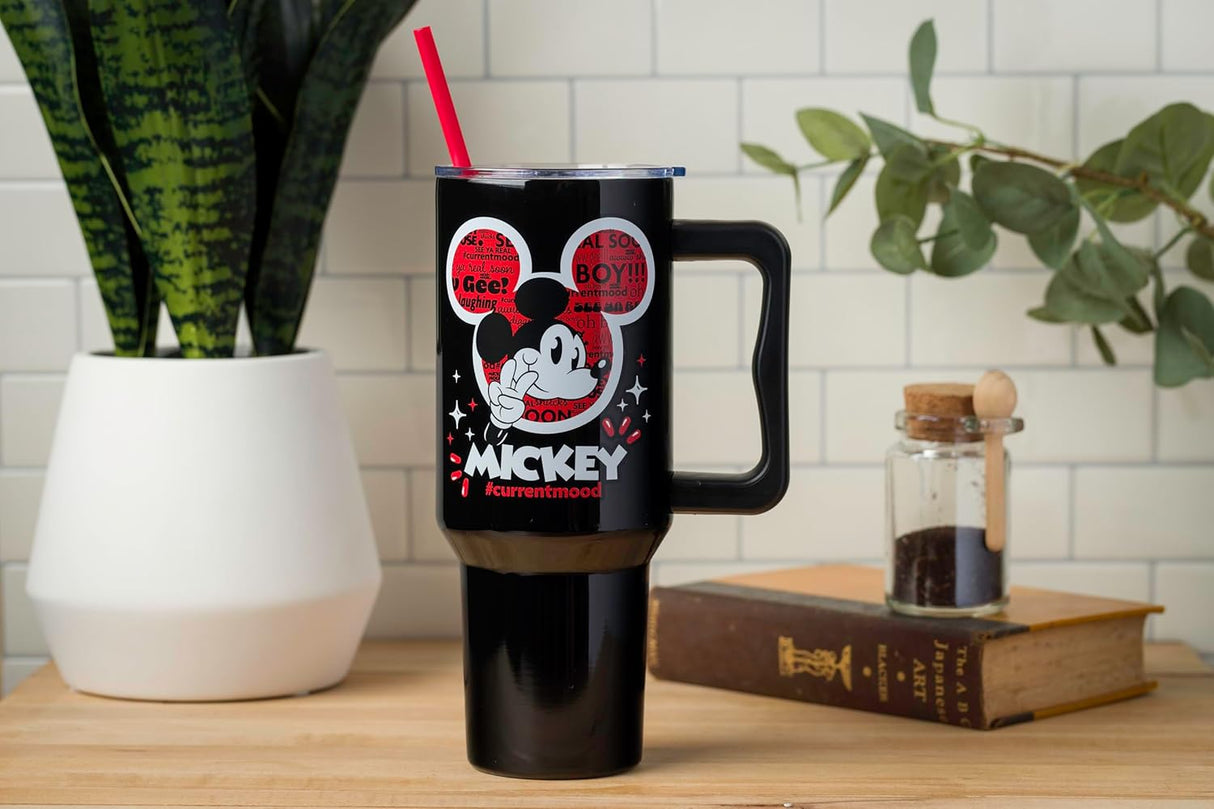 Vaso de Acero Inoxidable Silver Buffalo Mickey Mouse 40 oz
