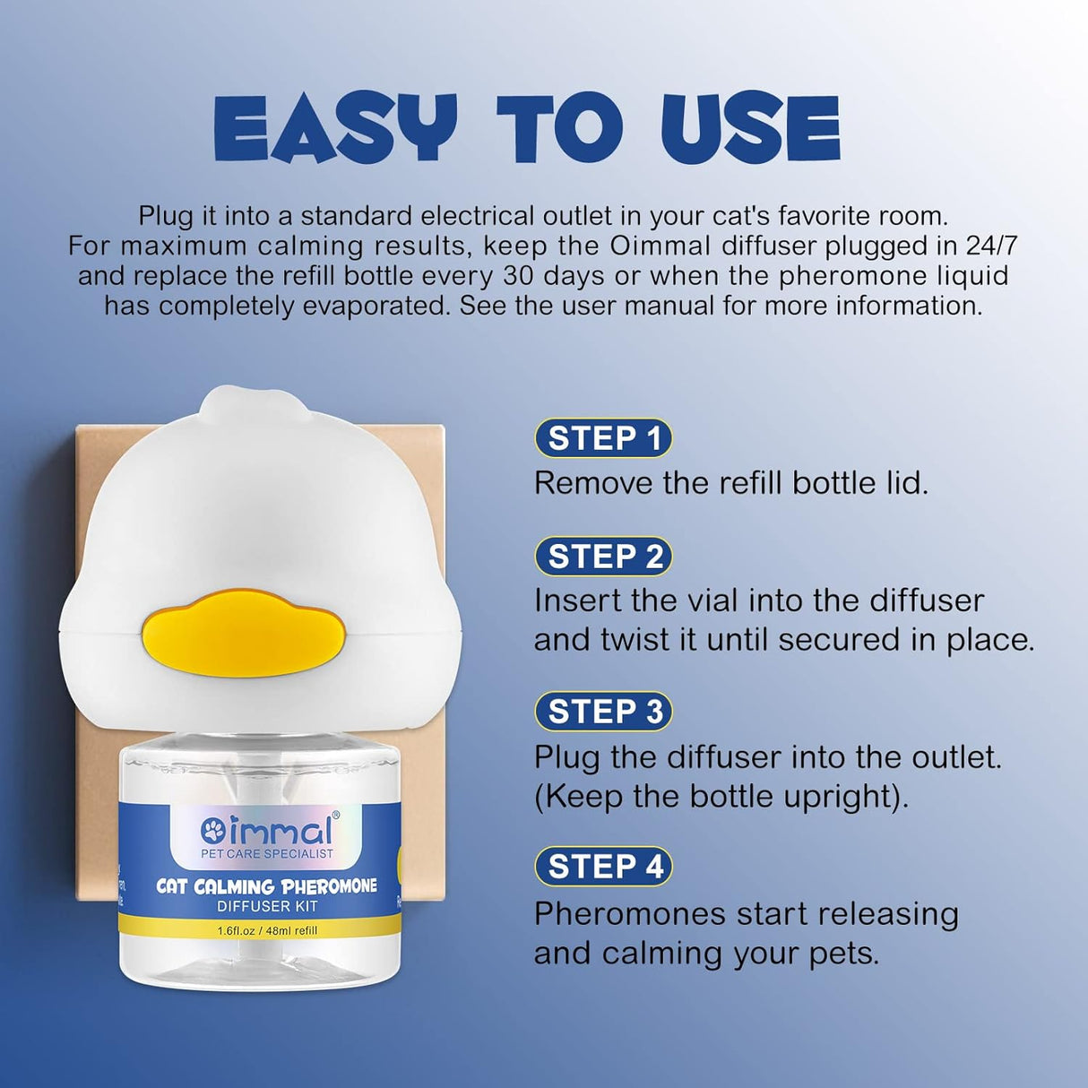 Difusor de feromonas calmante para gatos FRDUGA