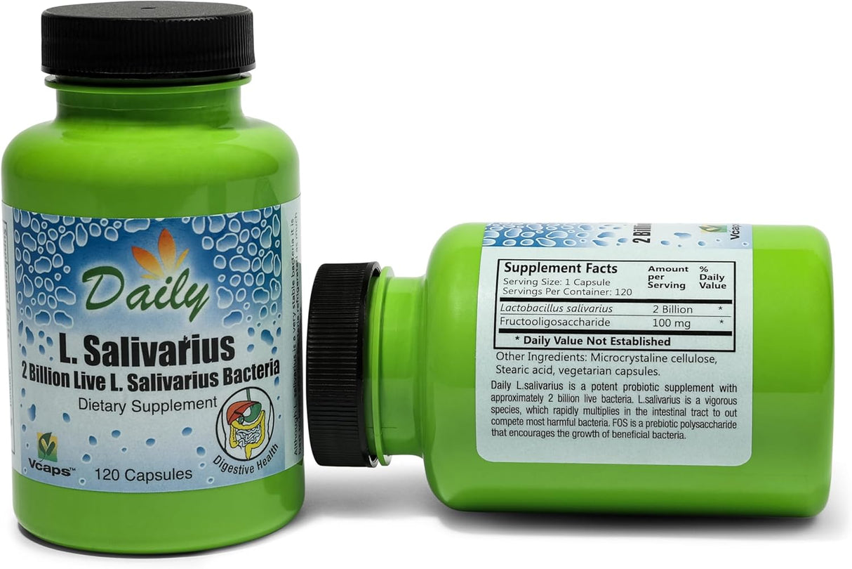 L-Salivarius Diarios Probiotico 120 Cápsulas Relevo