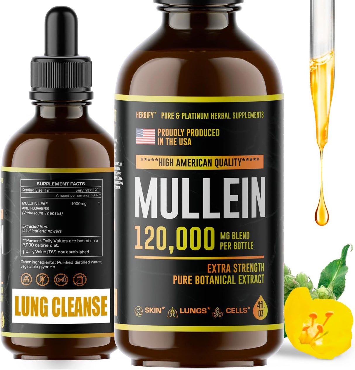 Suplemento Limpieza pulmonar Extracto de hoja Potente