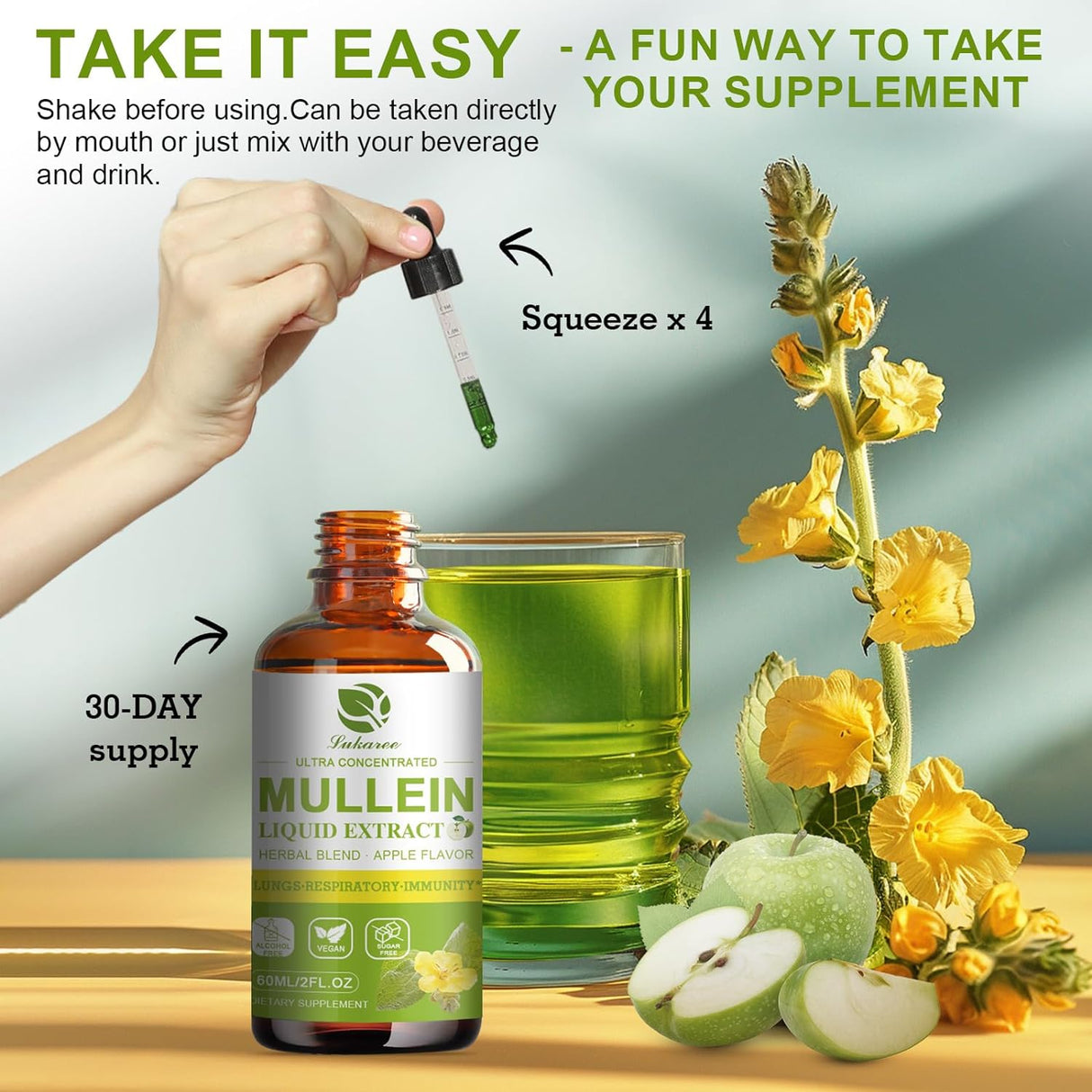 Suplemento de Gordolobo para Pulmones, Detox y Limpieza