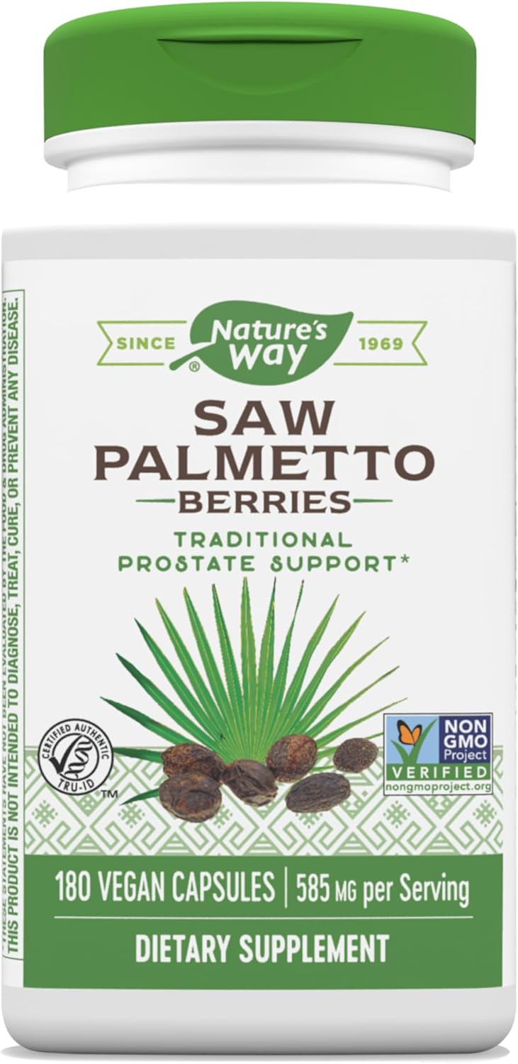 Suplemento Nature's Way Bayas de palma de sierra 585 mg