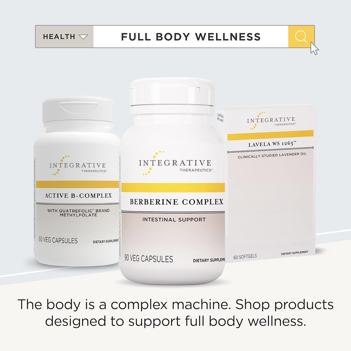 Suplemento Complejo de berberina de Integrative Therapeutic