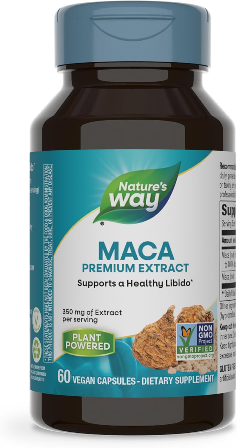 Maca Nature's Way Premium Extract 60 cápsulas