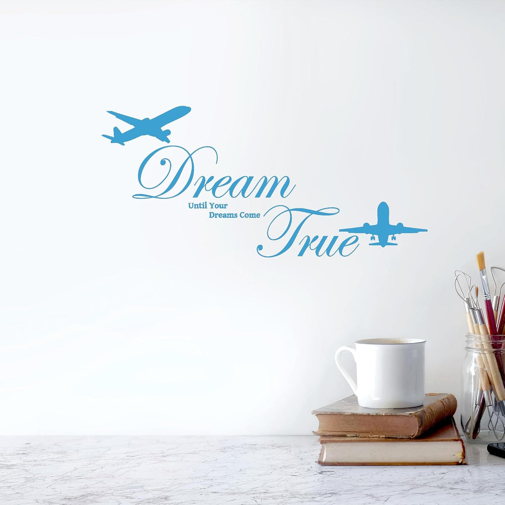 Vinilo Decorativo Sueños Hechos Realidad Stickers Murales g3536