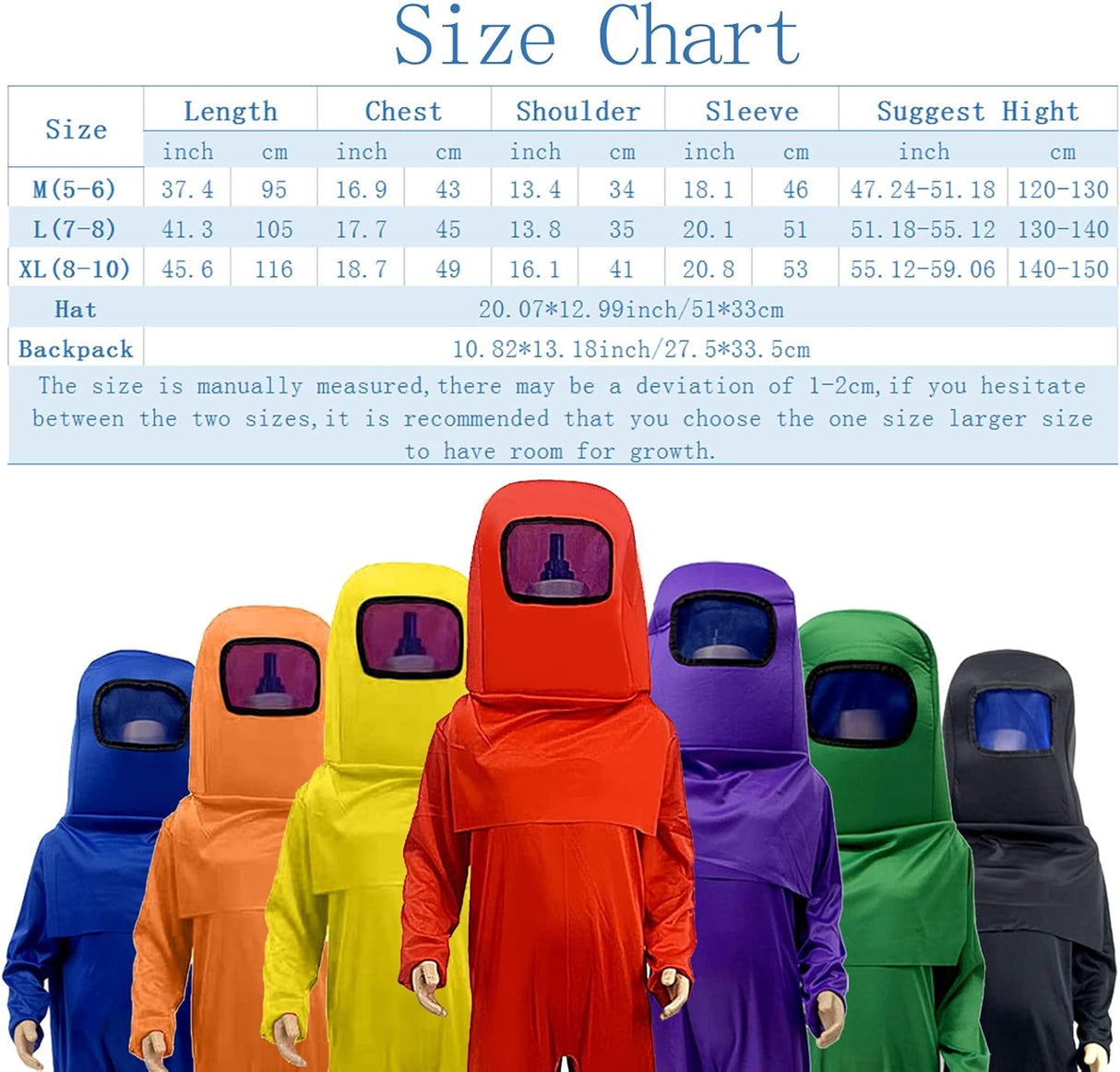 Disfraces de astronauta para Halloween rojo talla L