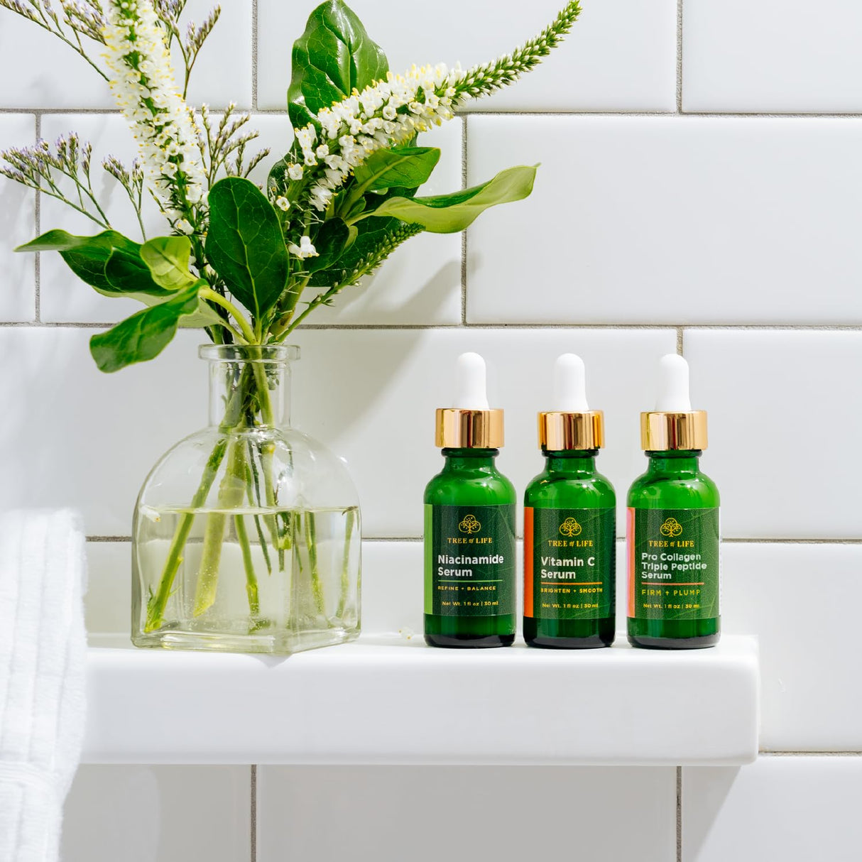 Suero de hidratación completo con suero de vitamina C