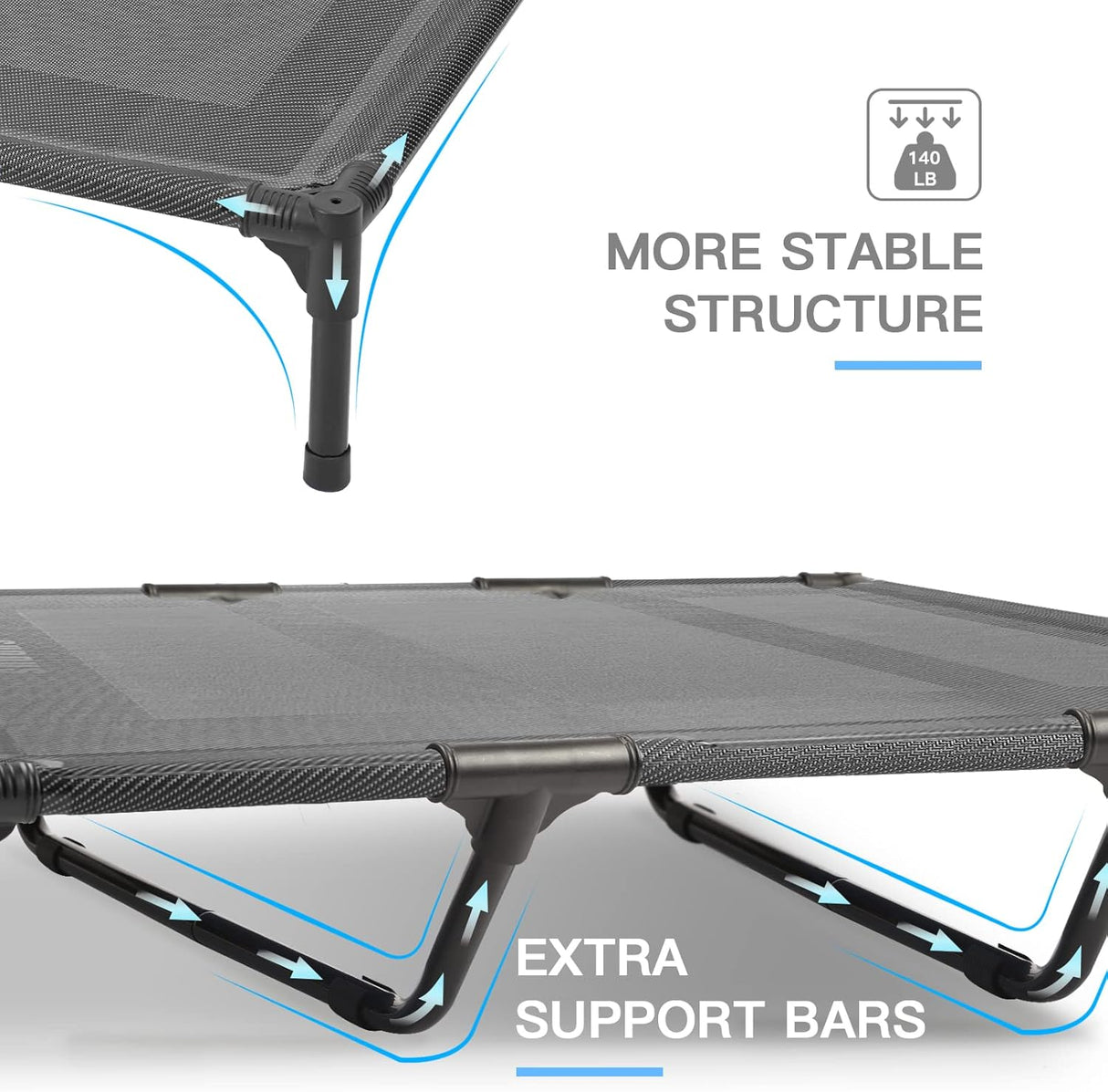 Cama Elevada para Perros Suddus, Impermeable, X-Large