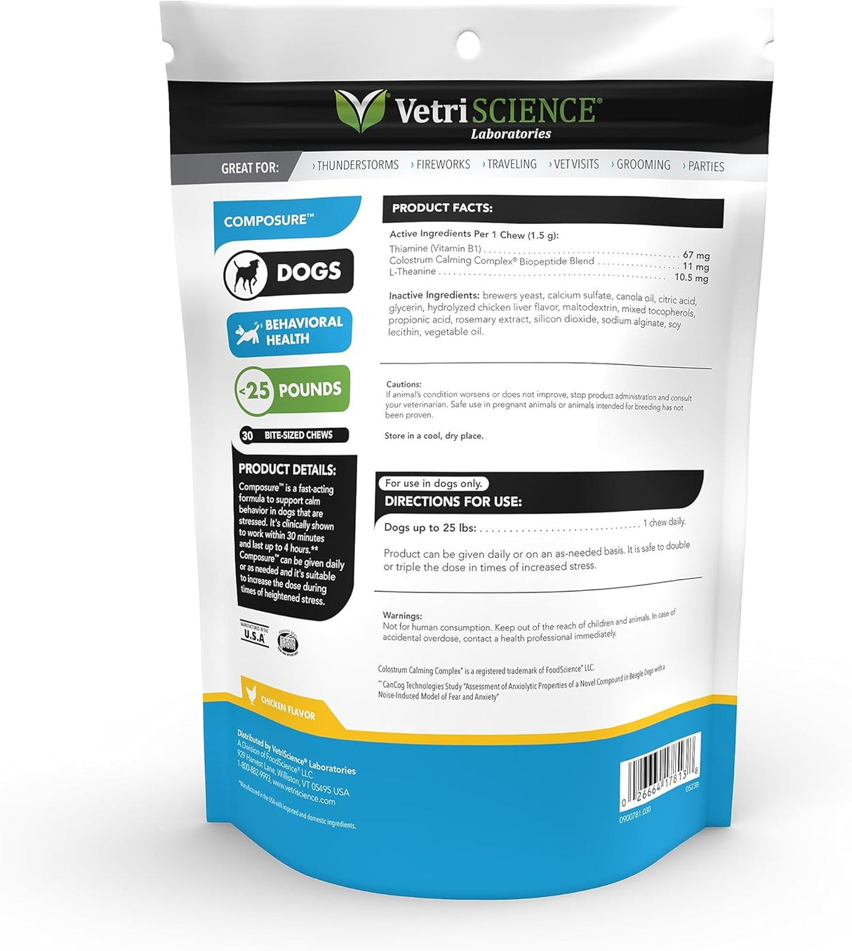 Solucion masticables VETRISCIENCE para gatos sabor pollo