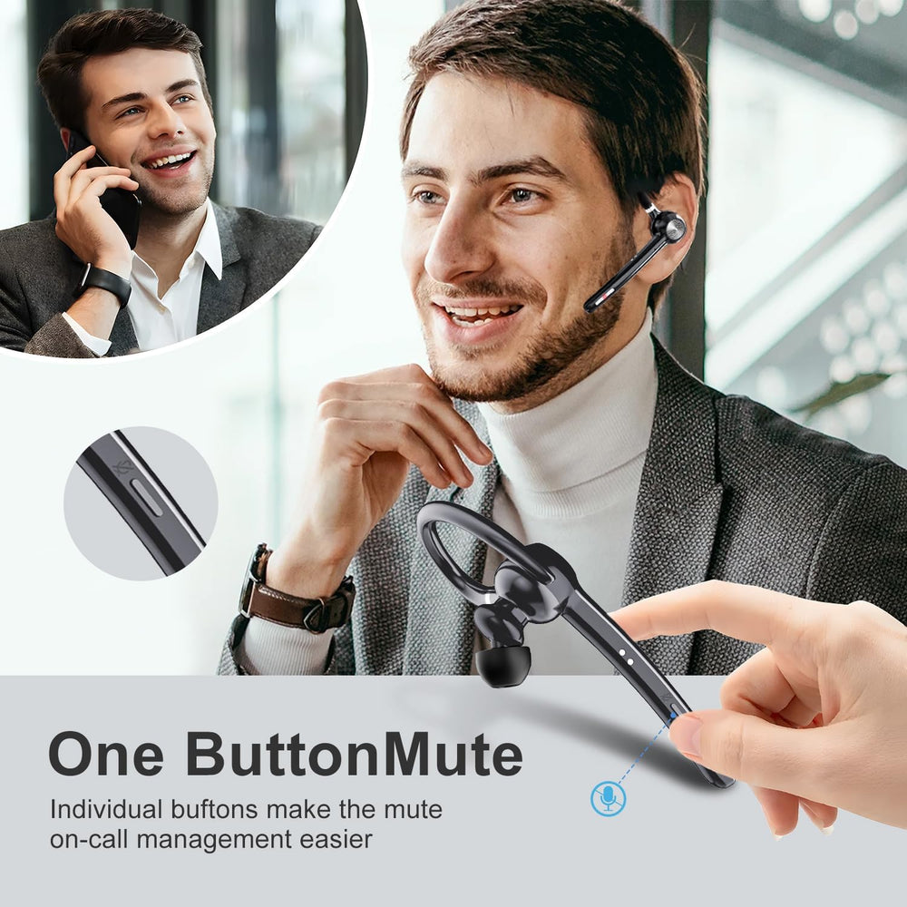Auriculares Bluetooth Inalámbricos, 150h Autonomía, Micrófono