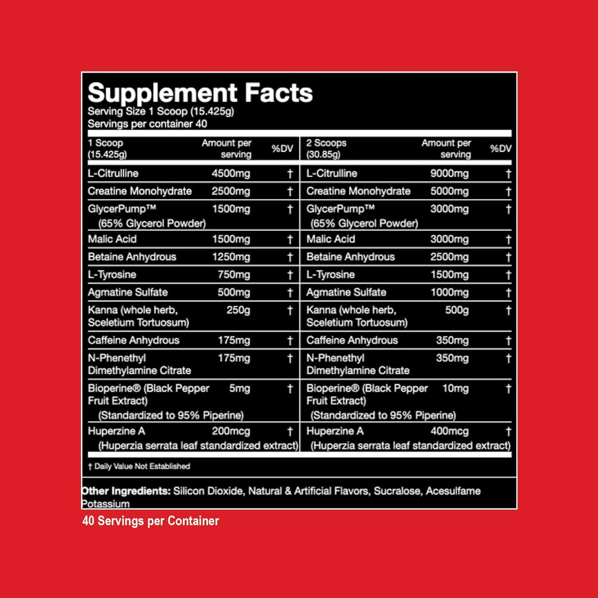 Suplementos Alimenticios preentrenamiento Bombas Masivas