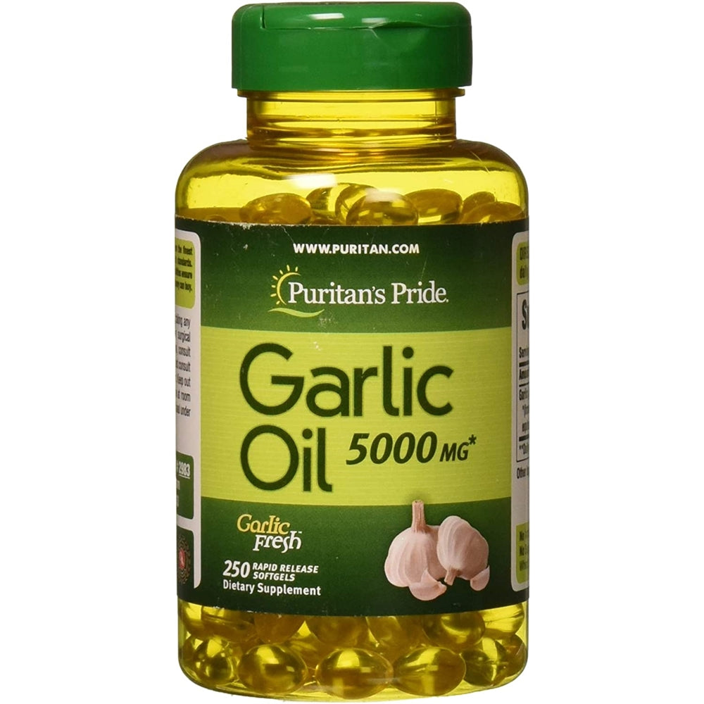 Suplementos Aceite de ajo 5000 mg 250 unidades