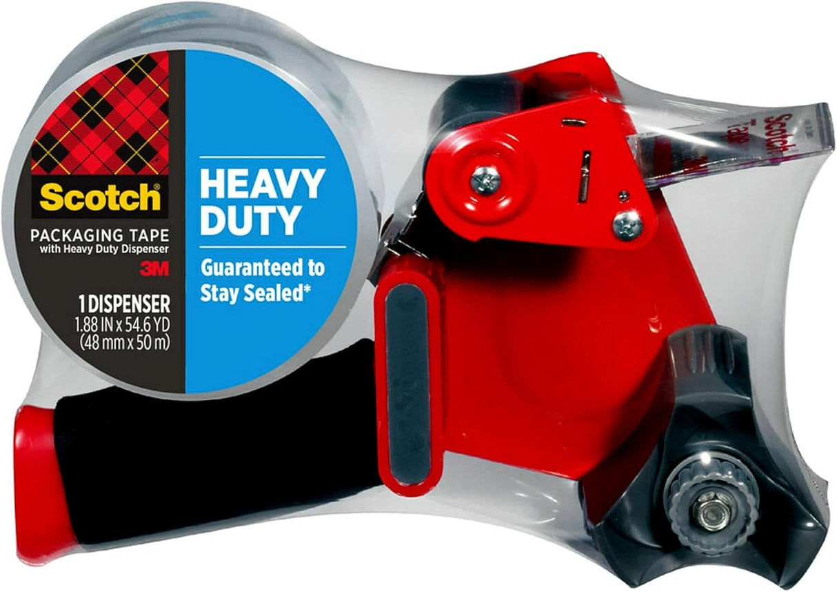 3M 3850-ST, cinta de embalaje superfuerte, 1,88inx54,6yardas, Rojo/Negro Valor no encontrado