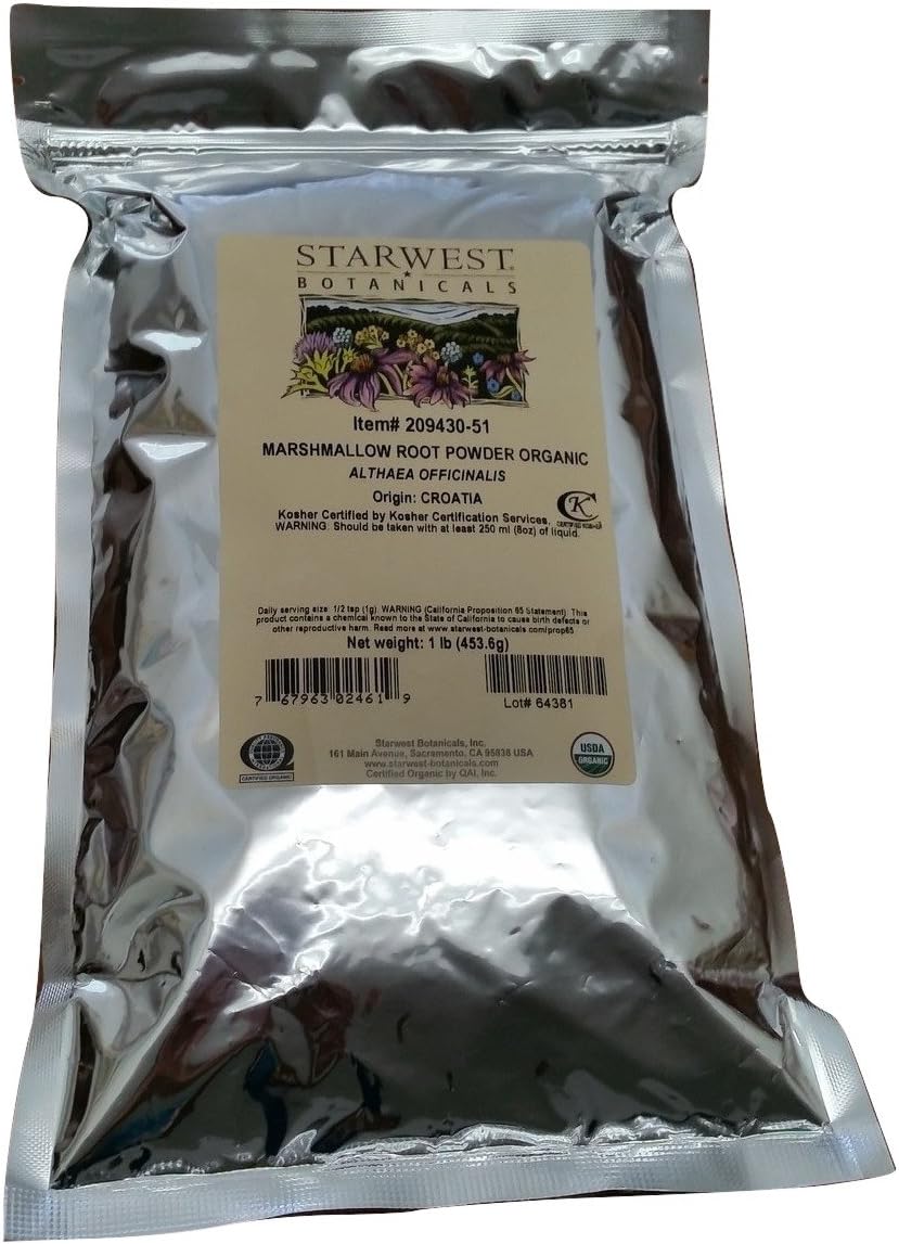 Starwest Botanicals Organic Marshmallow Root Powder