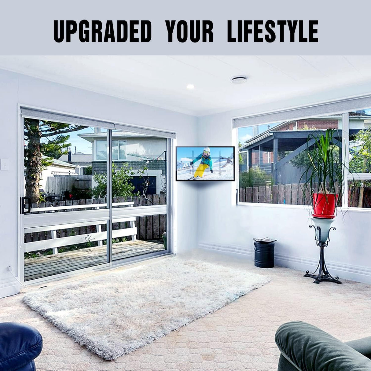 Soporte de TV FORGING MOUNT para 32-75, 33 Extensión, VESA 600x400