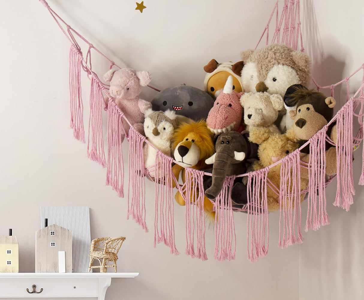 Hamaca para Peluches - Organizador Colgante - Con Luz LED