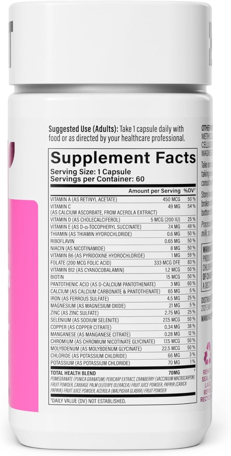 Suplemento Multivitamínico Habit, 23 Vitaminas y Minerales, 60 Cápsulas