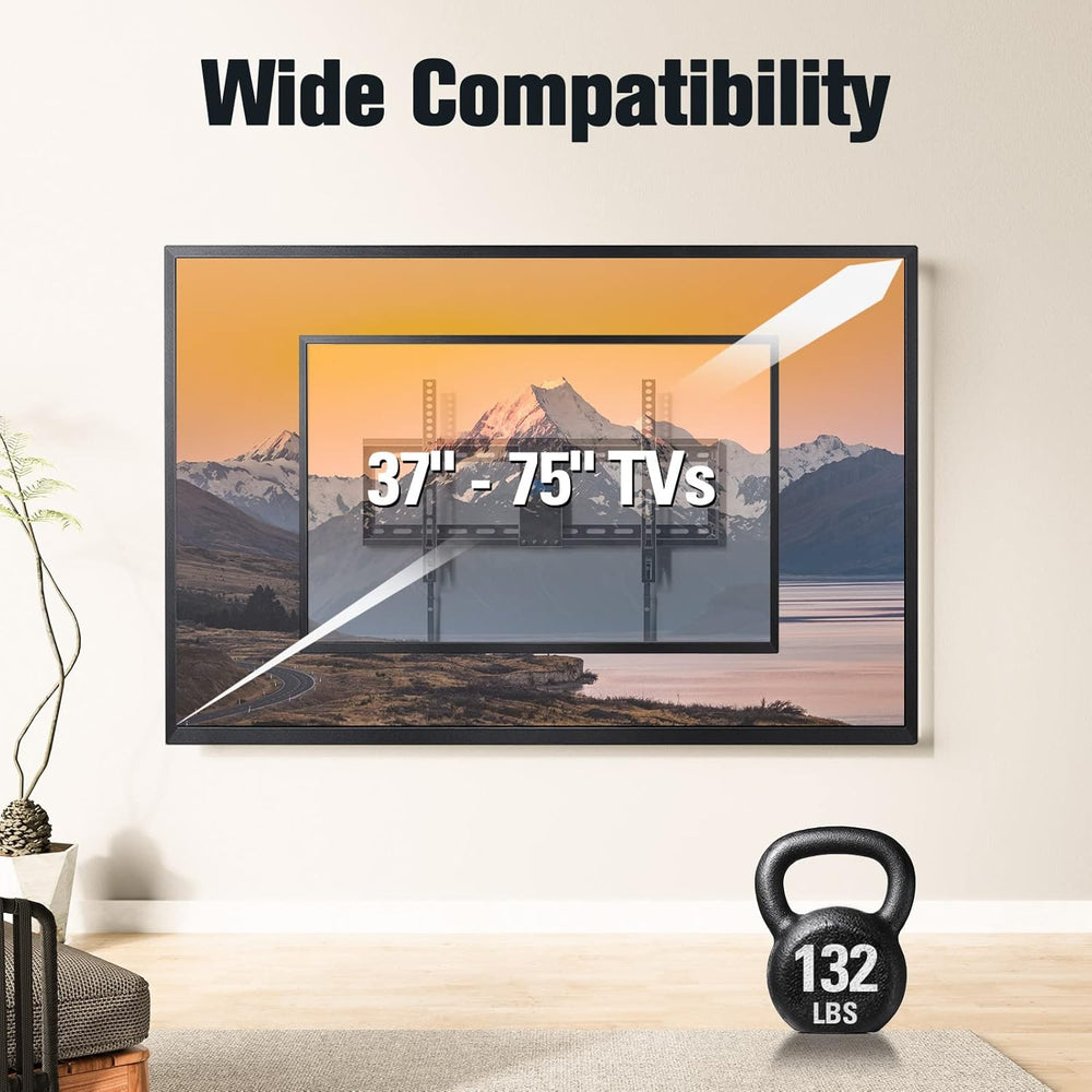 Soporte de TV Mounting Dream 37-75, Carga 132lbs, VESA 600x400