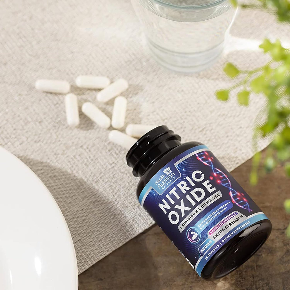 Suplemento de óxido nítrico extra fuerte L arginina 3 veces