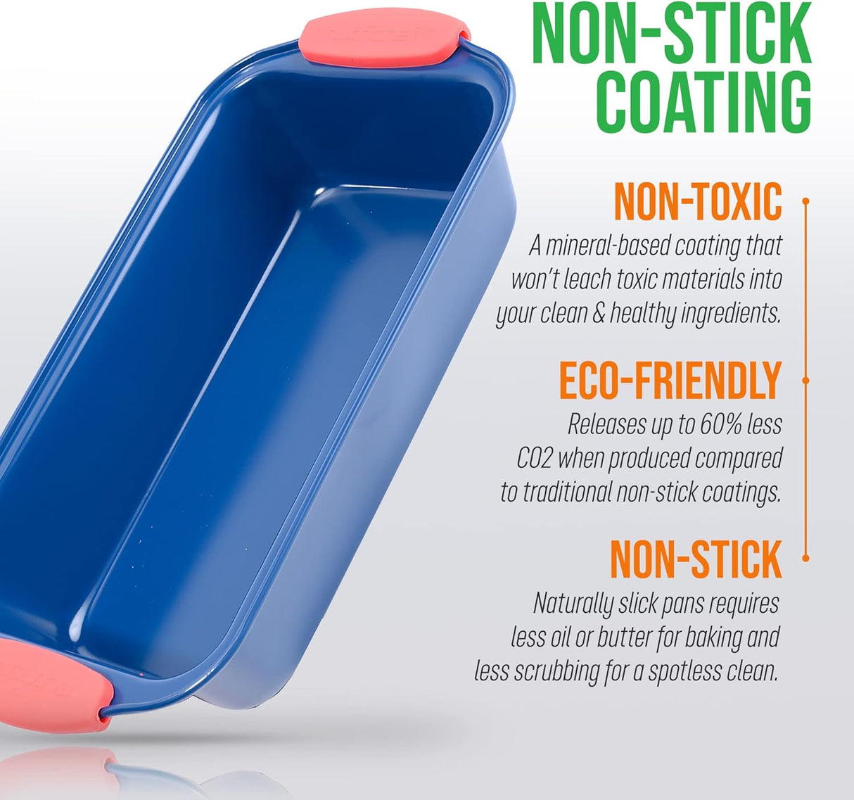 Moldes cuadrada antiadherente de 10 pulgadas BKNCSBSBL8LOAFP