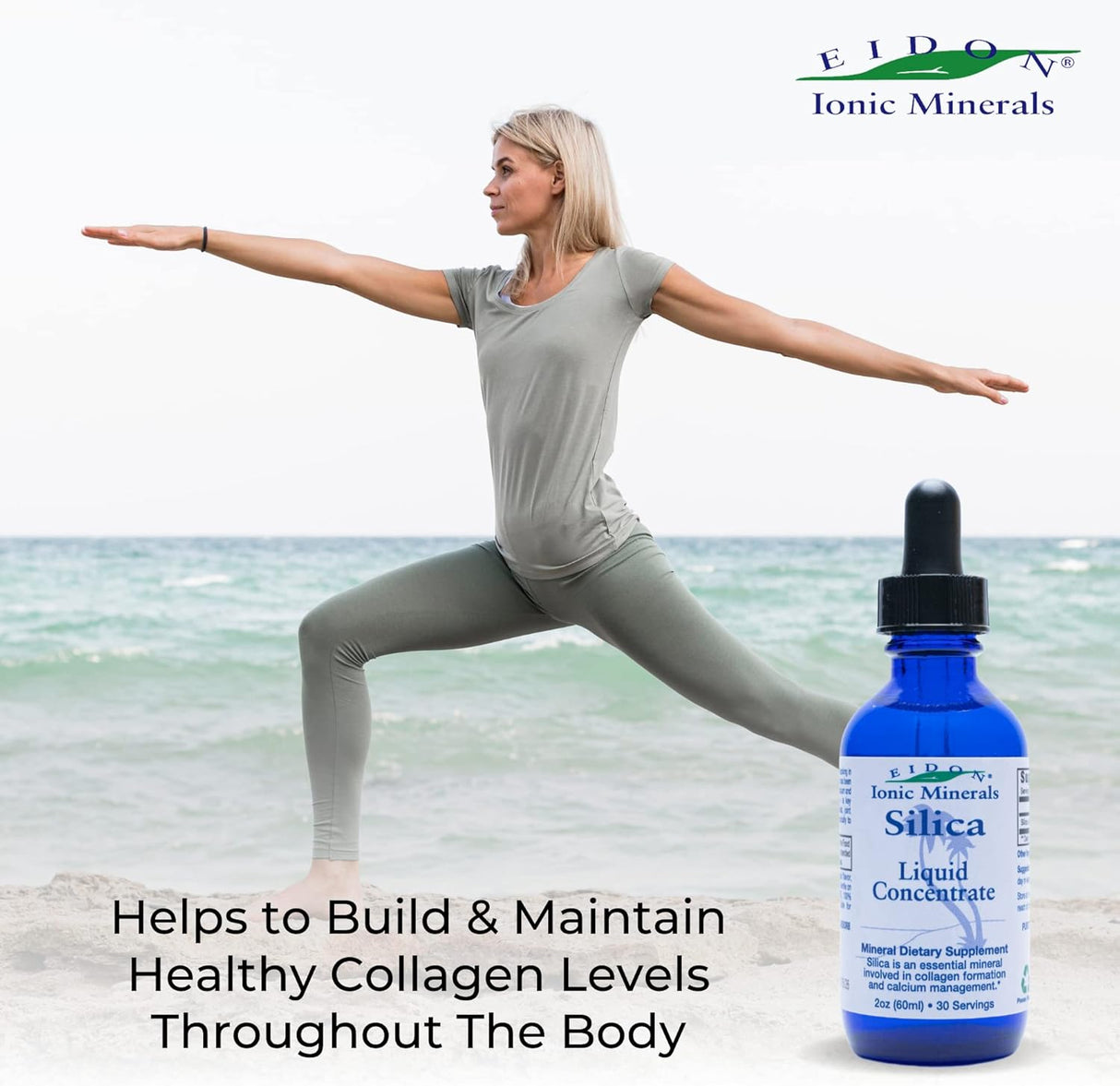 Suplementos Concentrado mineral de sílice líquido 60ml