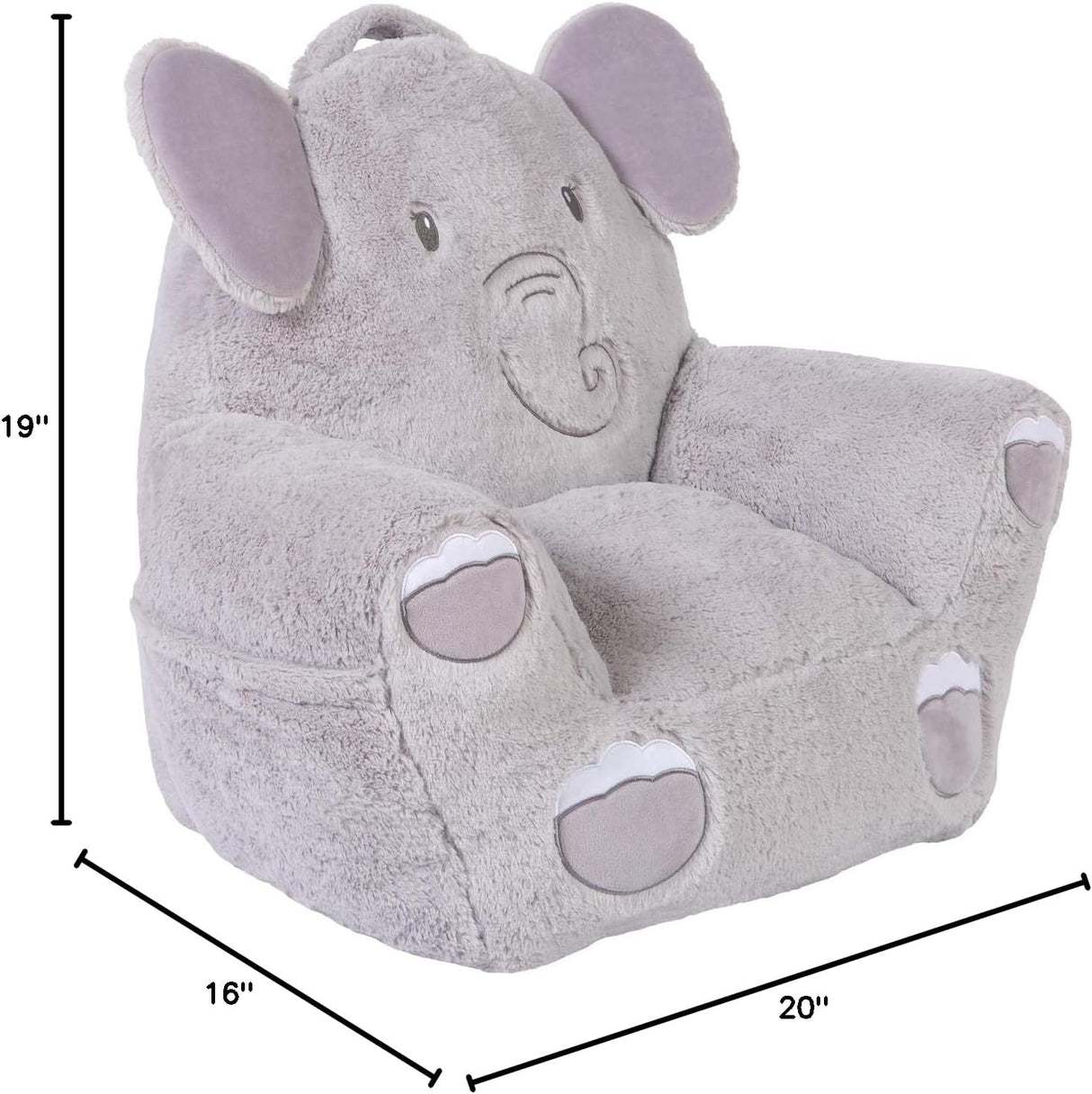 Silla de elefante para niños pequeños.Cuddo Buddies .