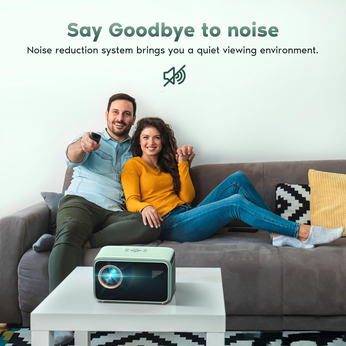 Proyector 4K TMY, WiFi y Bluetooth, 400 ANSI, portátil