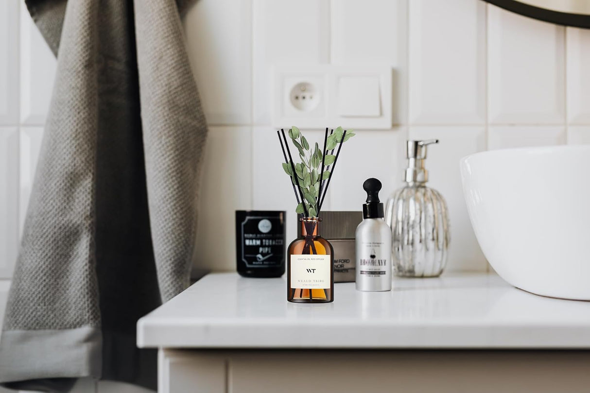 Difusor de Aromas Eucalipto y Lavanda, Flower Reed, 4 oz