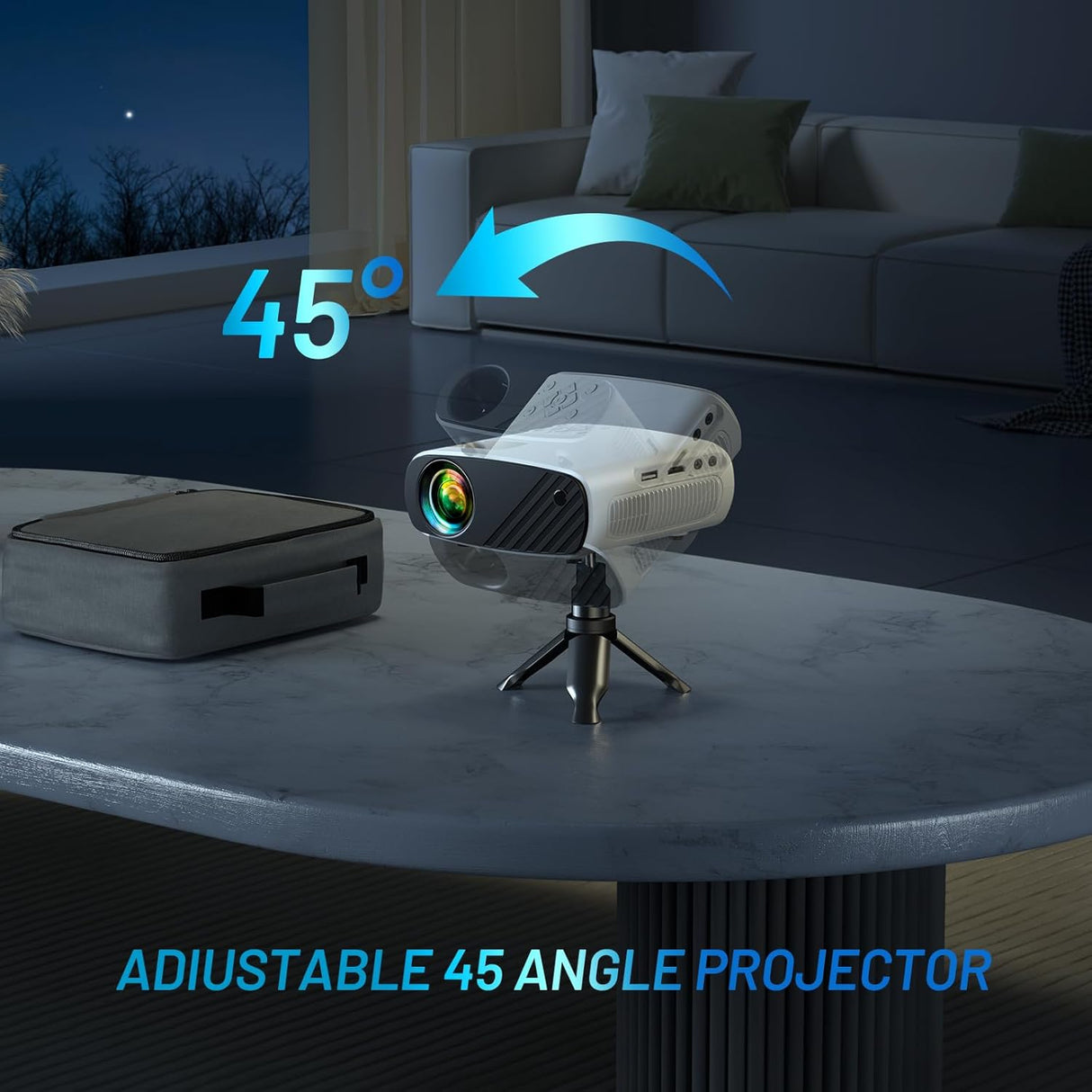 Proyector Mini para iPhone, ELEPHAS 1080P HD, 8000L, 2024