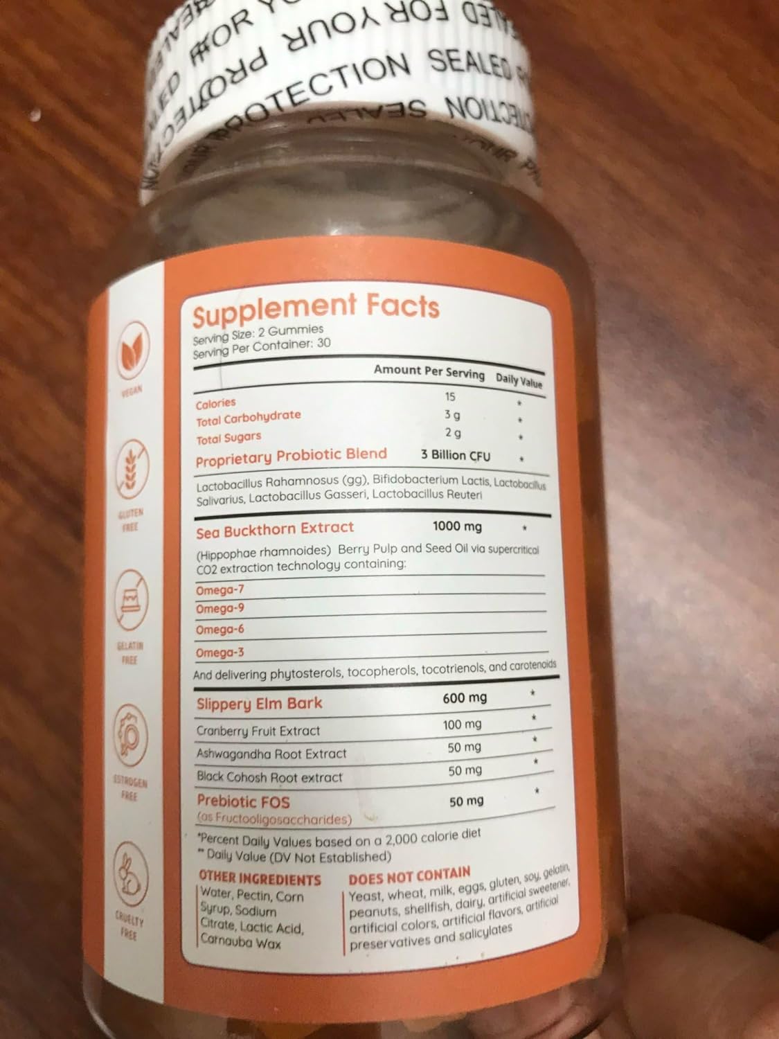 Suplemento Muun Gomitas de sequedad vaginal para menopausia