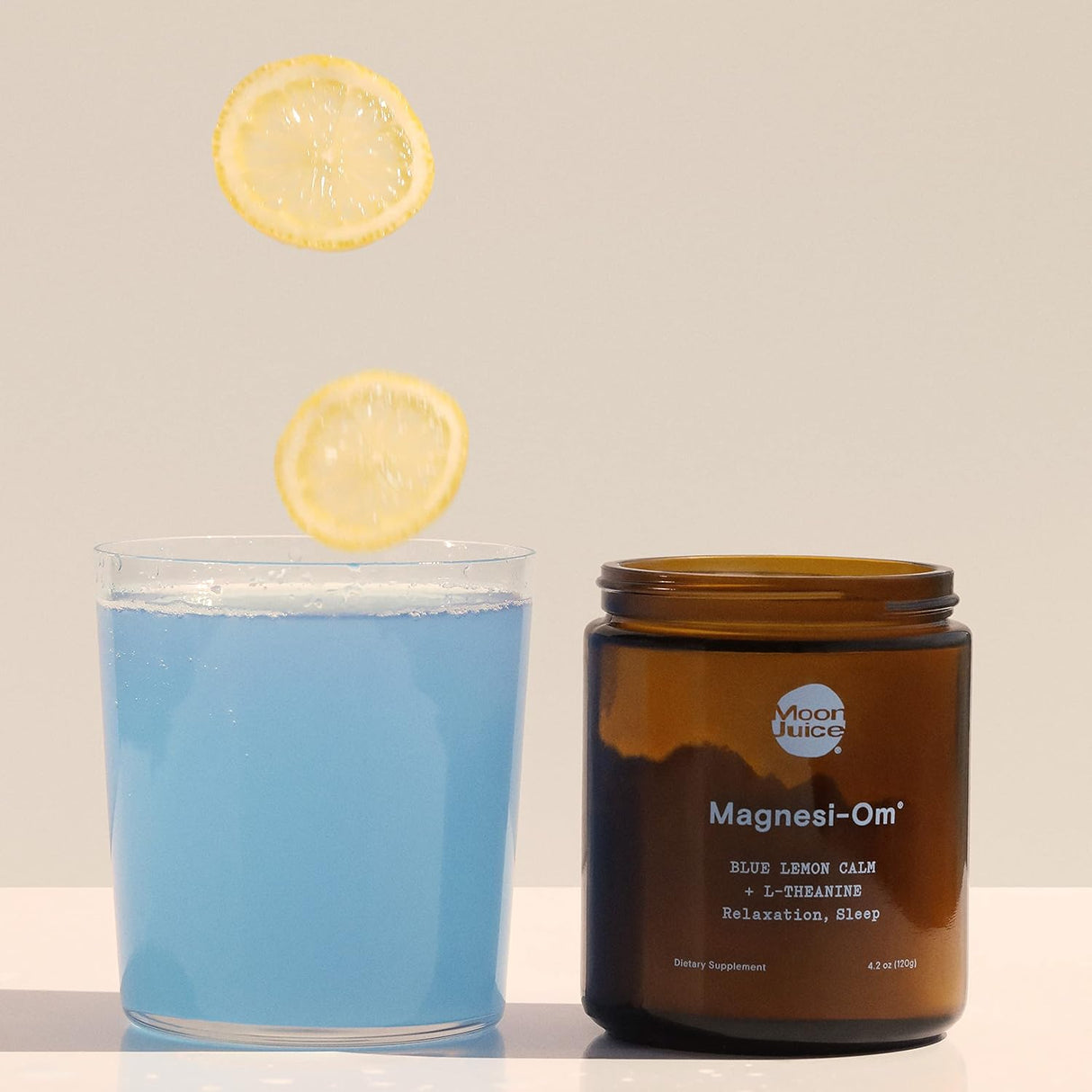 Suplemento en polvo de magnesio para calma relajación