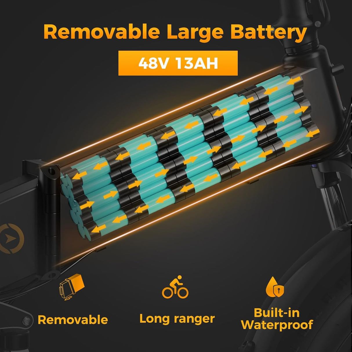 Bicicleta eléctrica Jasion X-Hunter 1400W, 30MPH, 7 velocidades