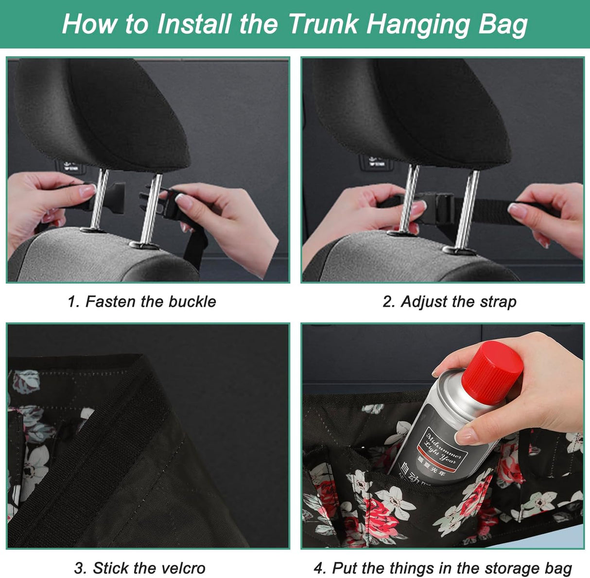 Organizador de Maletero Femuar, Gran Capacidad, 41x10