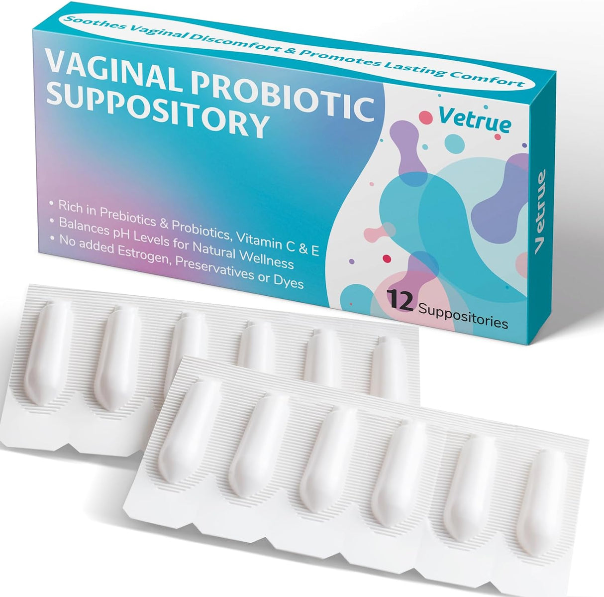 Suplemento probiótico vaginal salud femenina equilibrio pH