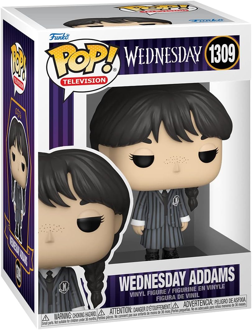Funko Pop! TV: Miércoles - Muñeca de Wednesday Addams