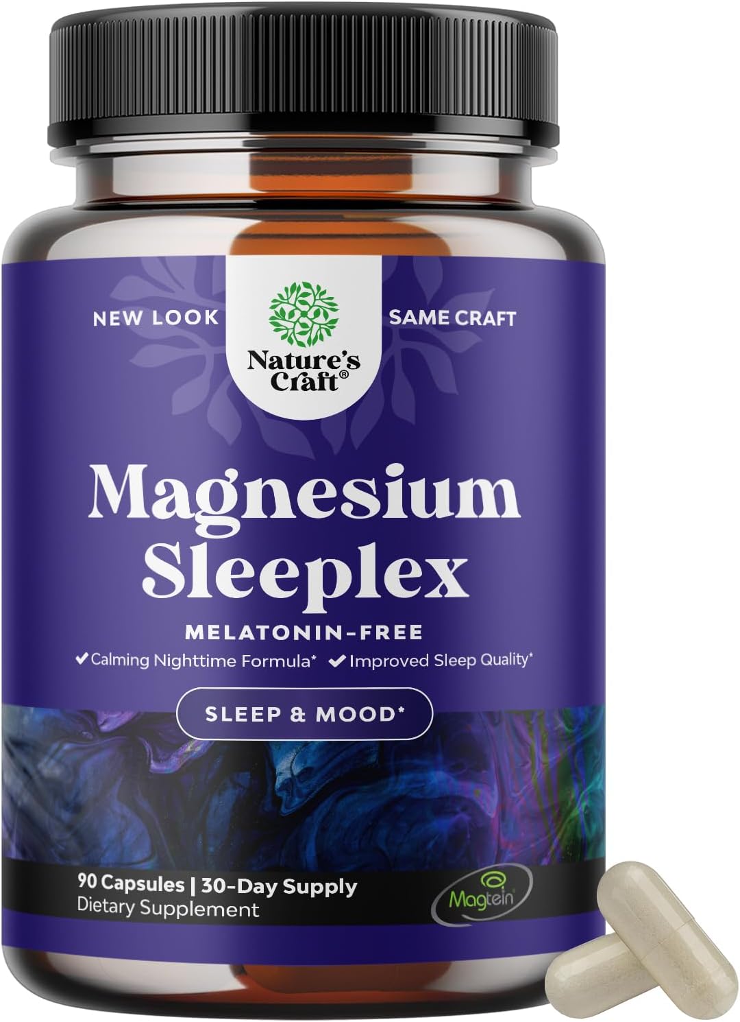 Suplemento de magnesio para dormir de alta absorción