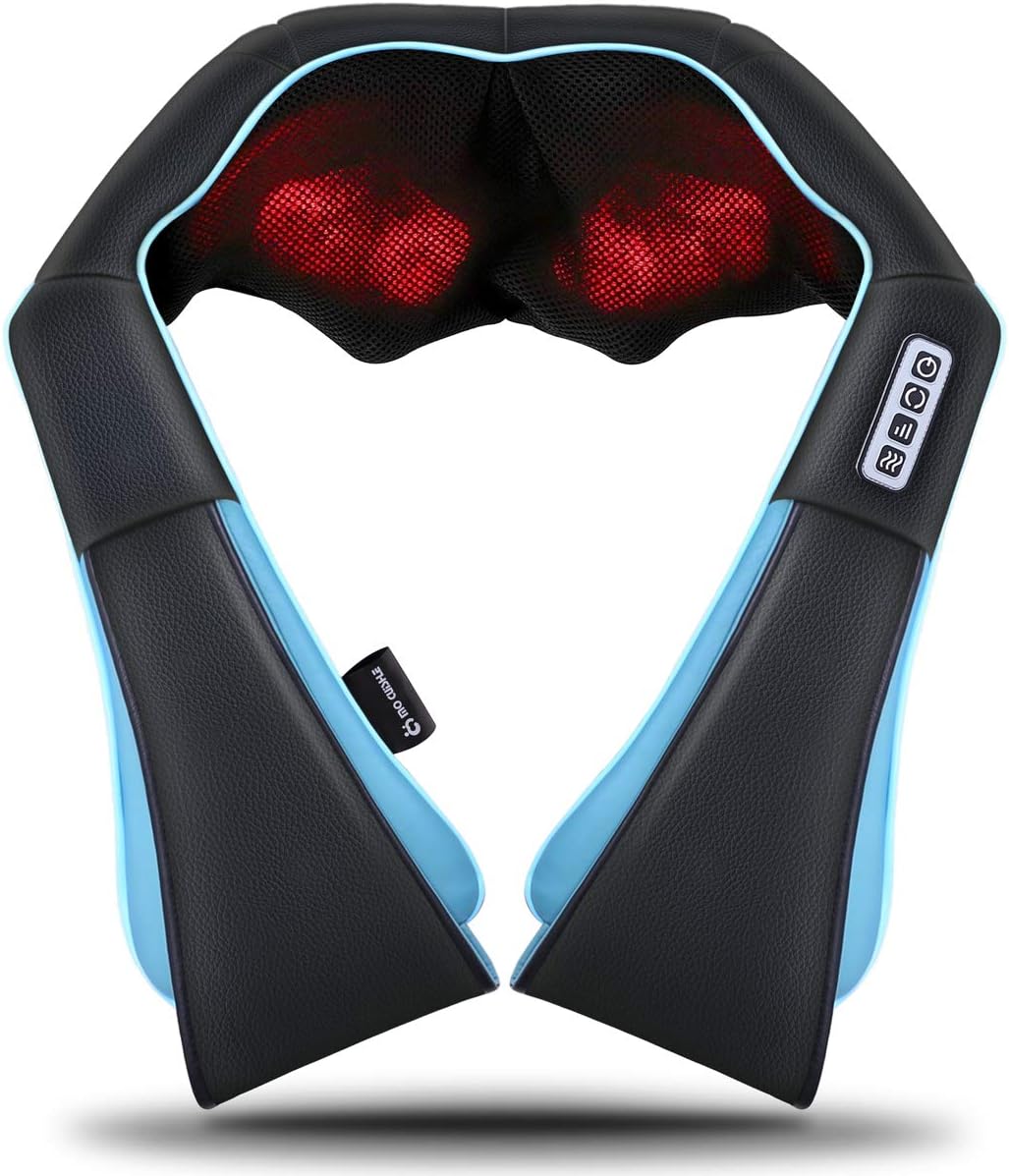 Masajeador de Cuello Mo Cuishle, Shiatsu con Calor, Alivio Muscular
